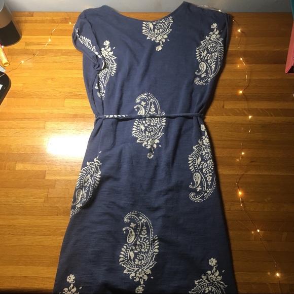 Tie-Waist Printed Dress - Picture 2 of 6